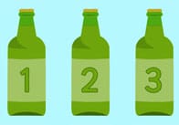 10 Green Bottle Cards