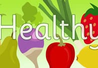 Healthy Eating Display Poster