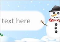 Editable Winter Labels