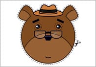 Goldilocks & the 3 Bears Masks