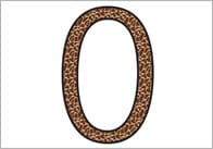 Animal Print Display Numbers