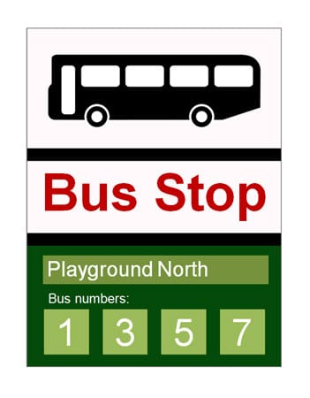 Bus Stop Sign