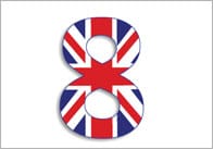 Union Jack Display Numbers
