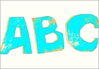 Abstract Display Lettering