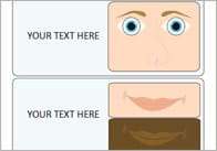 My Face Labels / Flashcards