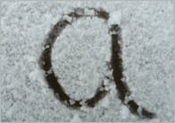 Snow Letter Photographs – Lower Case