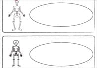 Editable Funny Bones Themed Labels