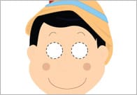 Pinocchio Masks for Role-Play
