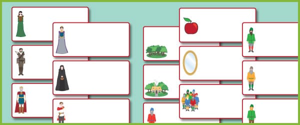 Snow White Editable Labels