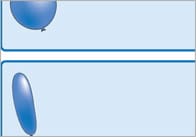 The Blue Balloon Editable Labels