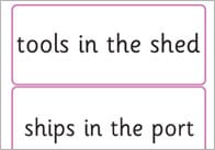Phase 3: Caption Sentence Cards
