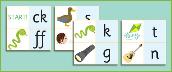Phase 2 Phoneme Loop Cards