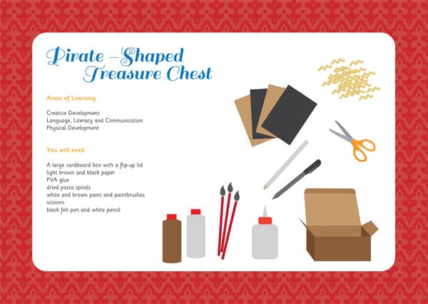 Pirate Treasure Chest Activity