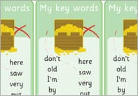 Phase 5 High Frequency Word Bookmarks