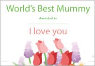 Mother’s Day Certificates