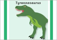 Dinosaur Playing Cards