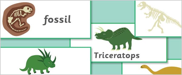 Dinosaur Topic Cards