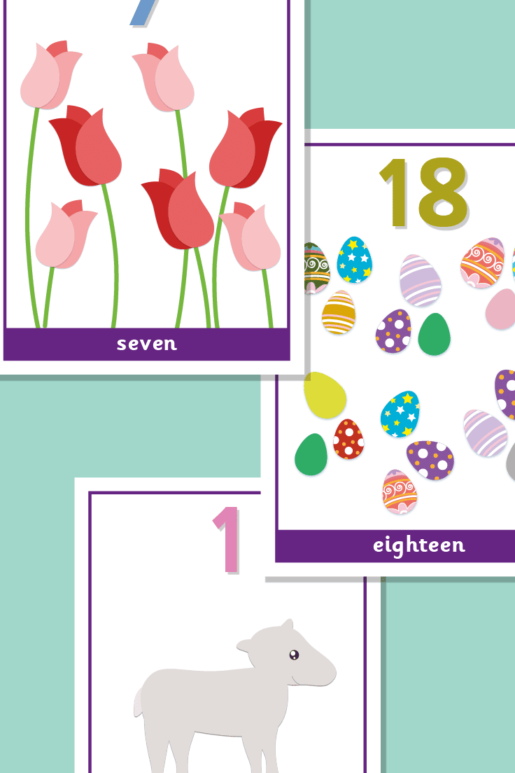 Spring Number Track (0-20)