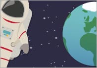 Space Editable Poster