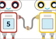 Robot Number Bonds to 10 Worksheets