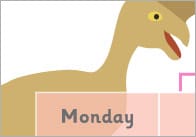 Dinosaur Reward Chart