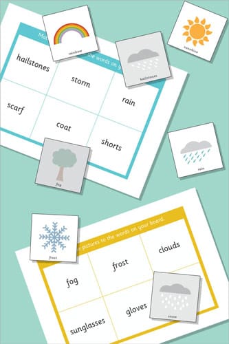 Weather Bingo