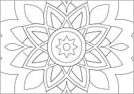 Diwali Patterns Colouring In