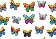 Printable Butterfly Repeating Pattern