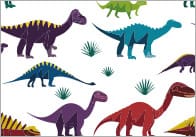 Printable Dinosaur Repeating Pattern