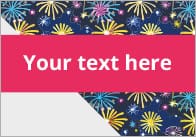 Fireworks Editable Poster