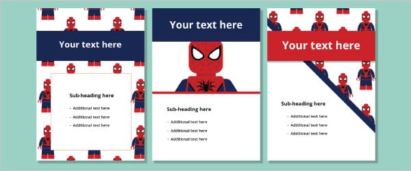 Spidrman Editable Poster