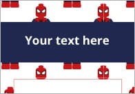 Spidrman Editable Poster