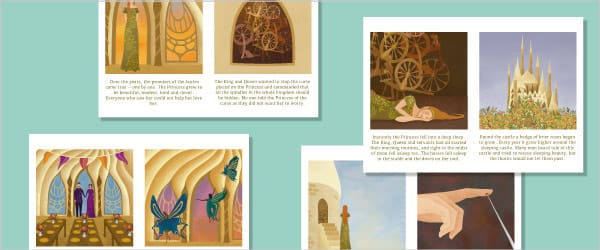 Sleeping Beauty Printable Illustrated Story