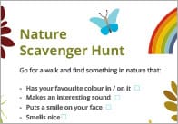 Nature Scavenger Hunt