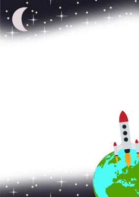 Space Notepaper