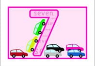 Vehicle Themed Numbers (1-10)