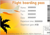 Editable Airline Tickets