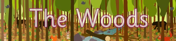 The Woods Display Poster
