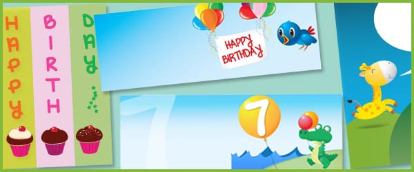 Birthday card templates
