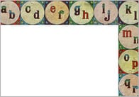 Vintage Alphabet Border 2
