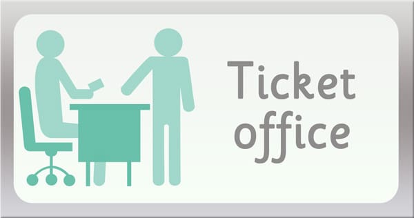 Ticket Office Sign