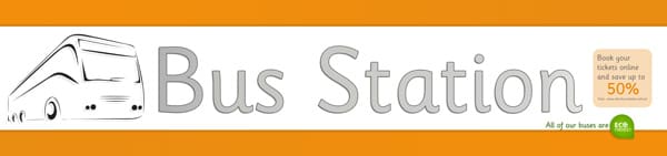 Bus Station Sign