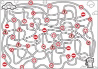 Vehicle Maze Puzzle