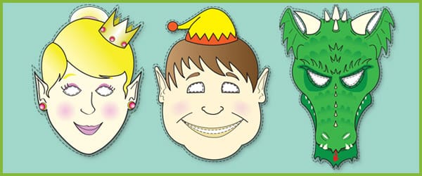 Fairy, Elf & Dragon Masks