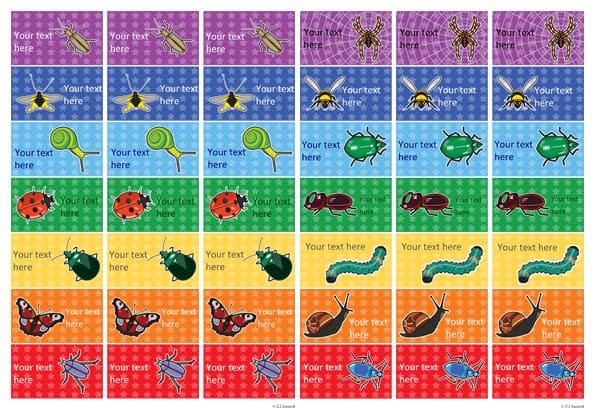 Minibeast / Insect Stickers