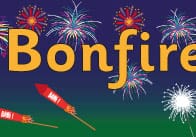 Bonfire Night Display Poster