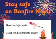 Firework Safety Poster