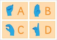 American Sign Language Flash Cards (A-Z)