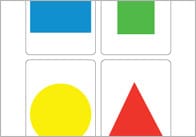 2D Shape Flash Cards