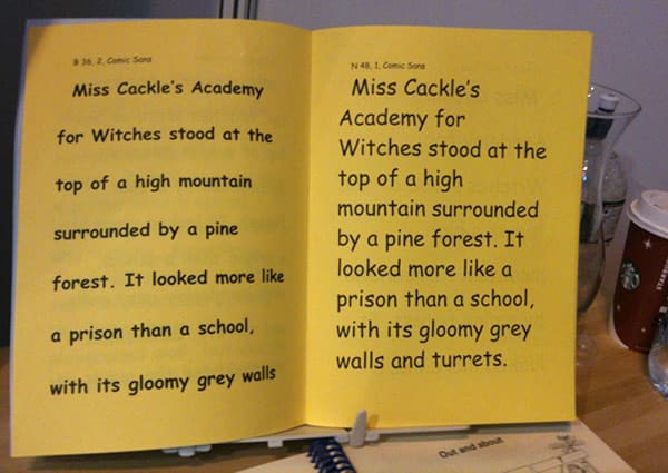 Personalised-books for sight impaired pupils